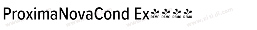 ProximaNovaCond Ex字体转换